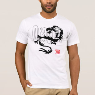 T-shirt Dragon tribal