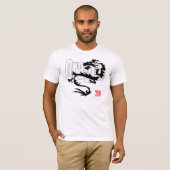 T-shirt Dragon tribal (Devant entier)
