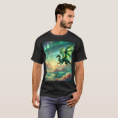 T-shirt Dragon vert (Devant entier)