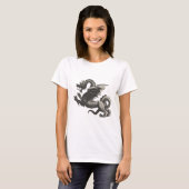 T-shirt Dragon vintage (Devant entier)