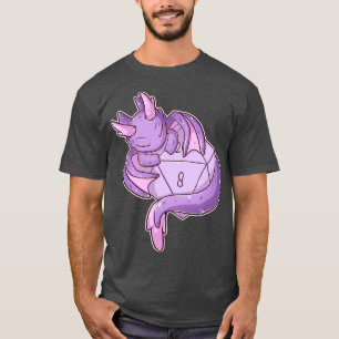 T-shirt Dragon violet