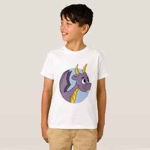 T-shirt dragon violet