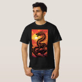 T-shirt Dragon Whimsical Dreams-Mystical Tee Collection (Devant entier)