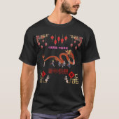 T-shirt Dragonfire Radiance noir (Devant)