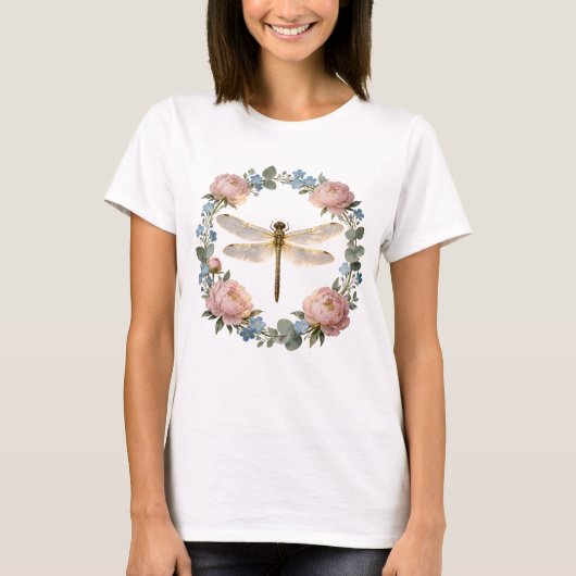 T-shirt Dragonfly Art à l'Éclat Éthéré (Devant)