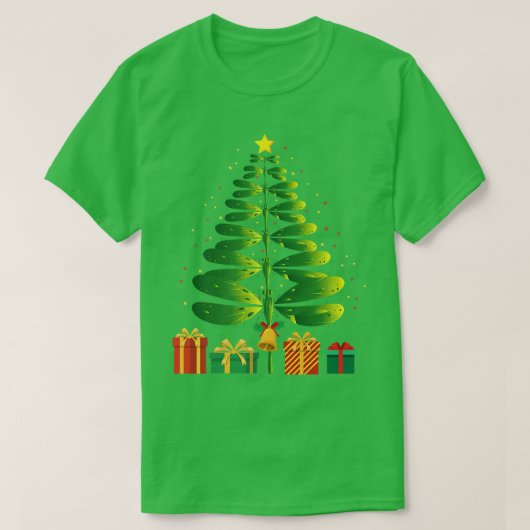 T-shirt Dragonfly Christmas Tree Fundy Xmas Entomologiste (Design devant)