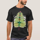 T-shirt Dragonfly Christmas Tree Funny Dragonfly Lovers Xm (Devant)