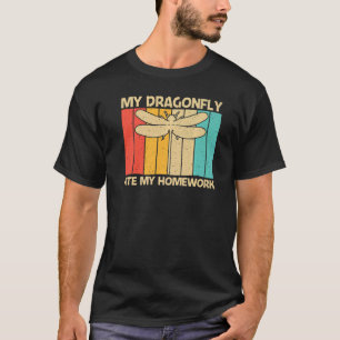 T-shirt Dragonfly cool pour enfants garçons Entomologie In