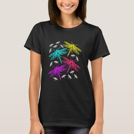 T-shirt Dragonfly de la nature (Devant)