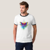 T-shirt Dragonfly en arc-en-ciel (Devant entier)