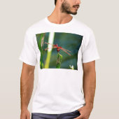 T-shirt Dragonfly frontale rouge et noire (Devant)