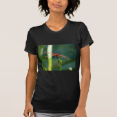 T-shirt Dragonfly frontale rouge et noire (Devant)