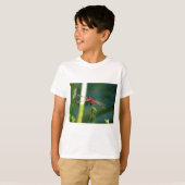 T-shirt Dragonfly frontale rouge et noire (Devant entier)