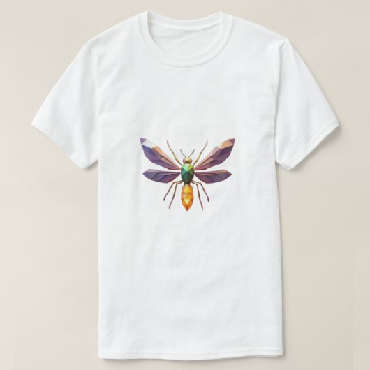 T-shirt Dragonfly géométrique (Design devant)