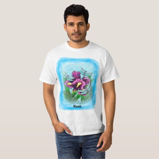 T-shirt Dragonfly Iris (Devant entier)