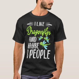 T-shirt Dragonfly J'Aime Les Dragonflons Et Peut-Être 3 Pe
