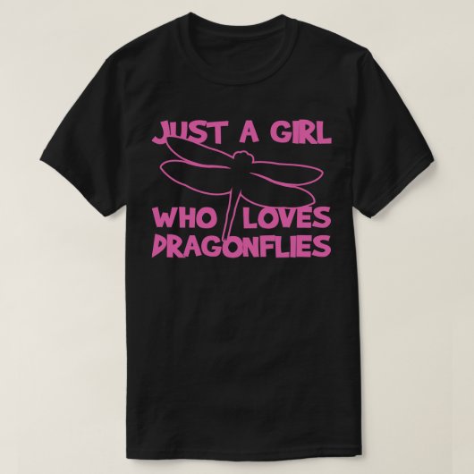 T-shirt Dragonfly Lover (Design devant)