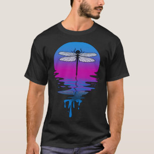 T-shirt Dragonfly Retro vintage