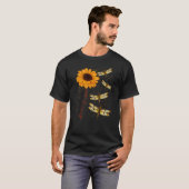 T-shirt Dragonfly Tournesol Enseignant Croissance Esprit C (Devant entier)
