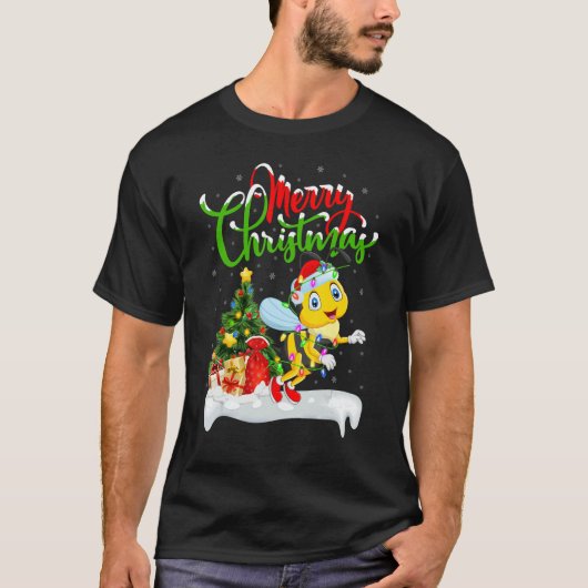 T-shirt Dragonfly   Xmas Decorations Santa Dragonfly Chris (Devant)