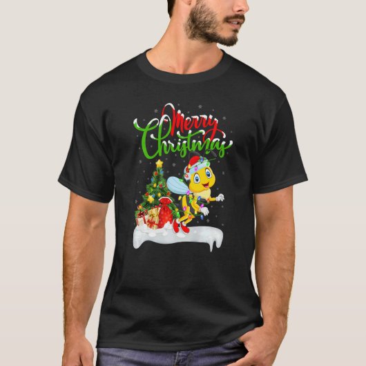 T-shirt Dragonfly Xmas Decorations Santa Dragonfly Christ (Devant)
