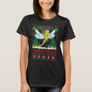 T-shirt Dragonfly Xmas Tree laide Père Noël Dragonfly Chri
