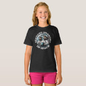 T-shirt Dragons barbus amusants dans l'espace (Devant entier)