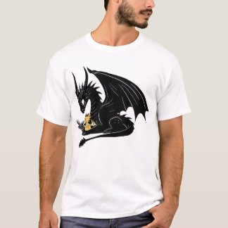T-shirt Dragons de la quatrième Escadre qui lisent ensembl