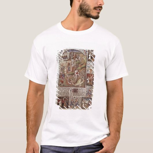 T-shirt Dragons de massacre de St George (Devant)