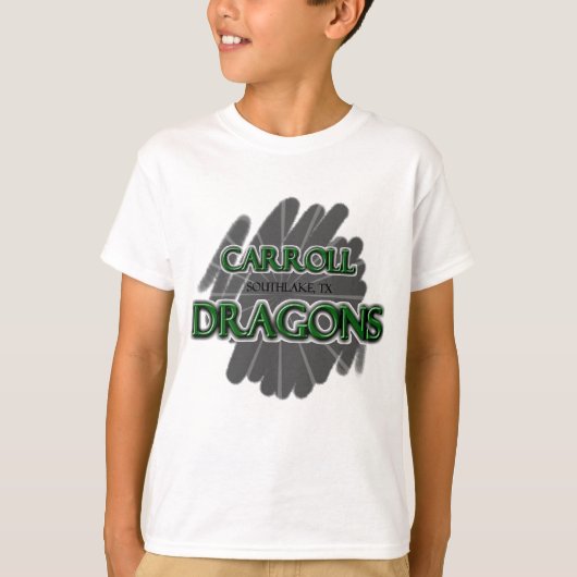 T-shirt Dragons de Southlake Carroll - Southlake, TX (Devant)
