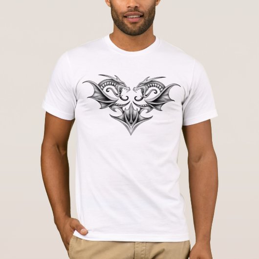 T-shirt Dragons jumeaux (Devant)