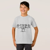 T-shirt Dragons médiévaux de Hermes (Devant entier)