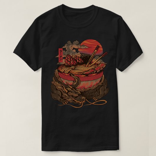 T-shirt Dragons Ramen (Design devant)