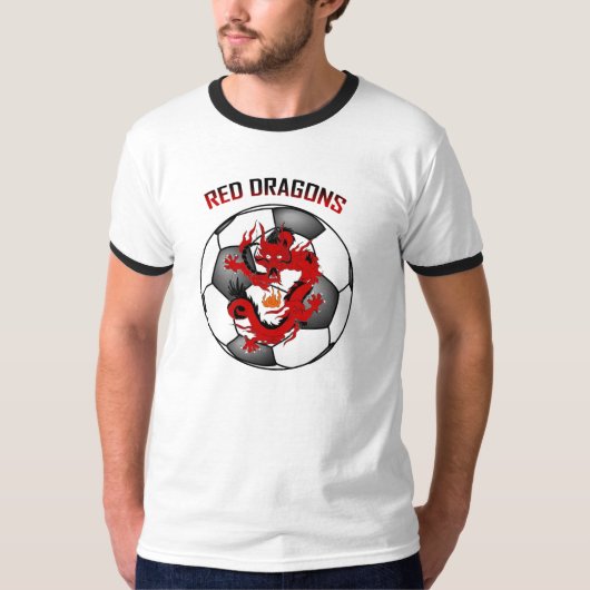 T-shirt dragons rouges (Devant)