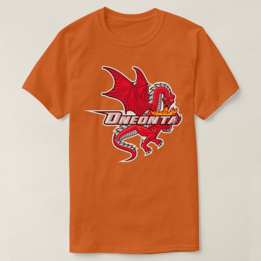 T-shirt Dragons rouges SUNY Oneonta (Design devant)