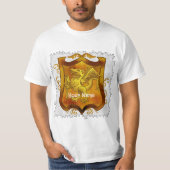 T-shirt Dragons Shield Famille Crest Nom (Devant)