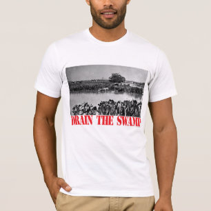 T-shirt DRAIN THE SWAMP (Photo Vintage des vaches du Capit