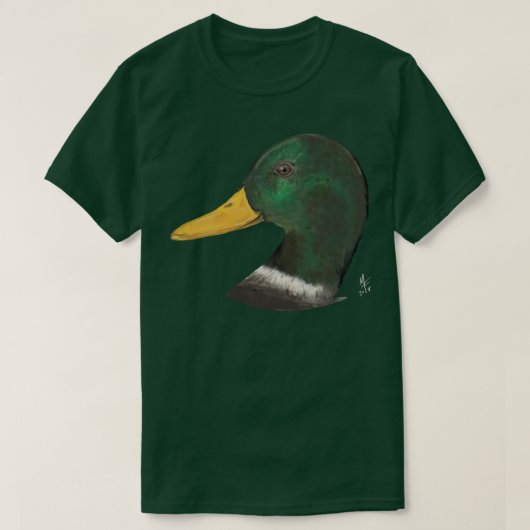 T-shirt Drake Mallard Duck (Design devant)