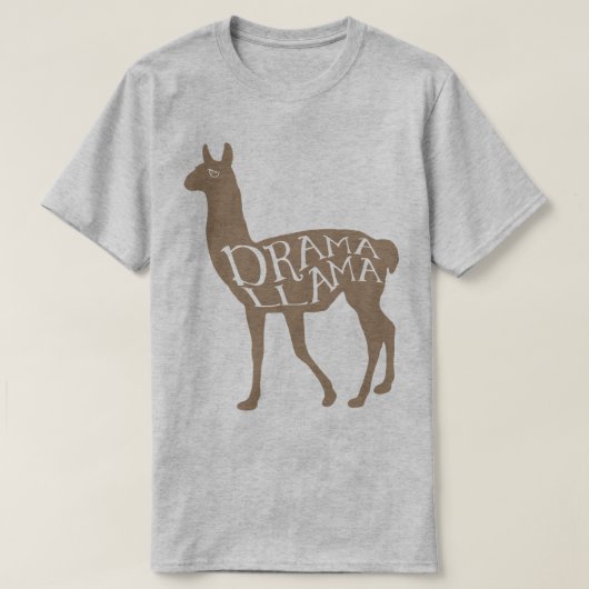 T-shirt dramatique Llama (Design devant)