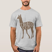T-shirt dramatique Llama (Devant)