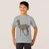 T-shirt dramatique Llama (Devant entier)
