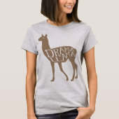 T-shirt dramatique Llama (Devant)