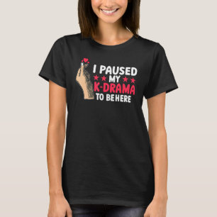 T-shirt Drame coréen Kdrama J'ai mis mon drame coréen en p