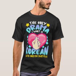 T-shirt Drame coréen pour femmes Mode Kdrama Mignon Kdrama