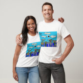 T-shirt Drame d'éclipse en mer (Unisexe)