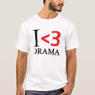 T-shirt drame du coeur i - customisé