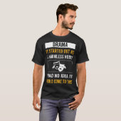 T-shirt Drame Hobby sans danger (Devant entier)
