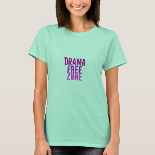 T-shirt Drame, libre, zone (Devant)