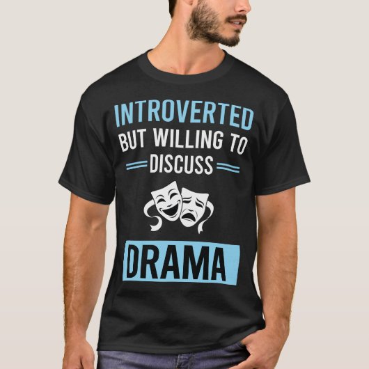 T-shirt Drame présenté (Devant)