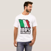 T-shirt Drapeau 100% italien (Devant entier)